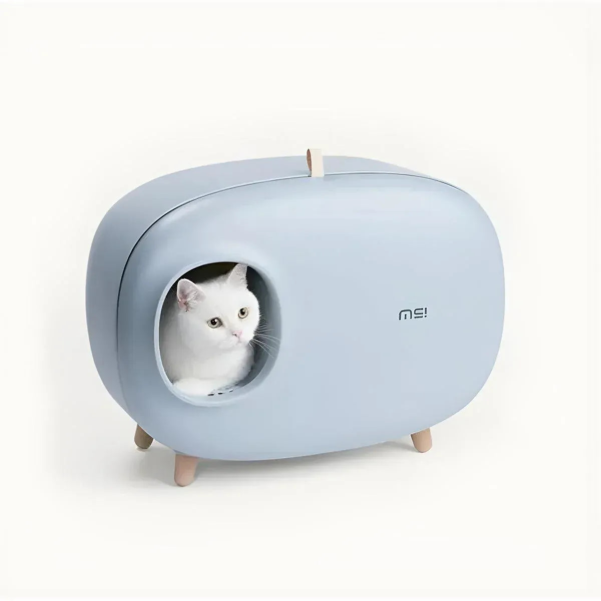 Spud Jax Petshop Cat Litter Box Semi-closed Cat Supplies Cat Toilet Drawer Large Cat Litter Box - White Cat Litter Box Semi-closed Cat Supplies Cat Toilet Drawer Large Cat Litter Box - White Pet Care > Cat Supplies > Cat Litter