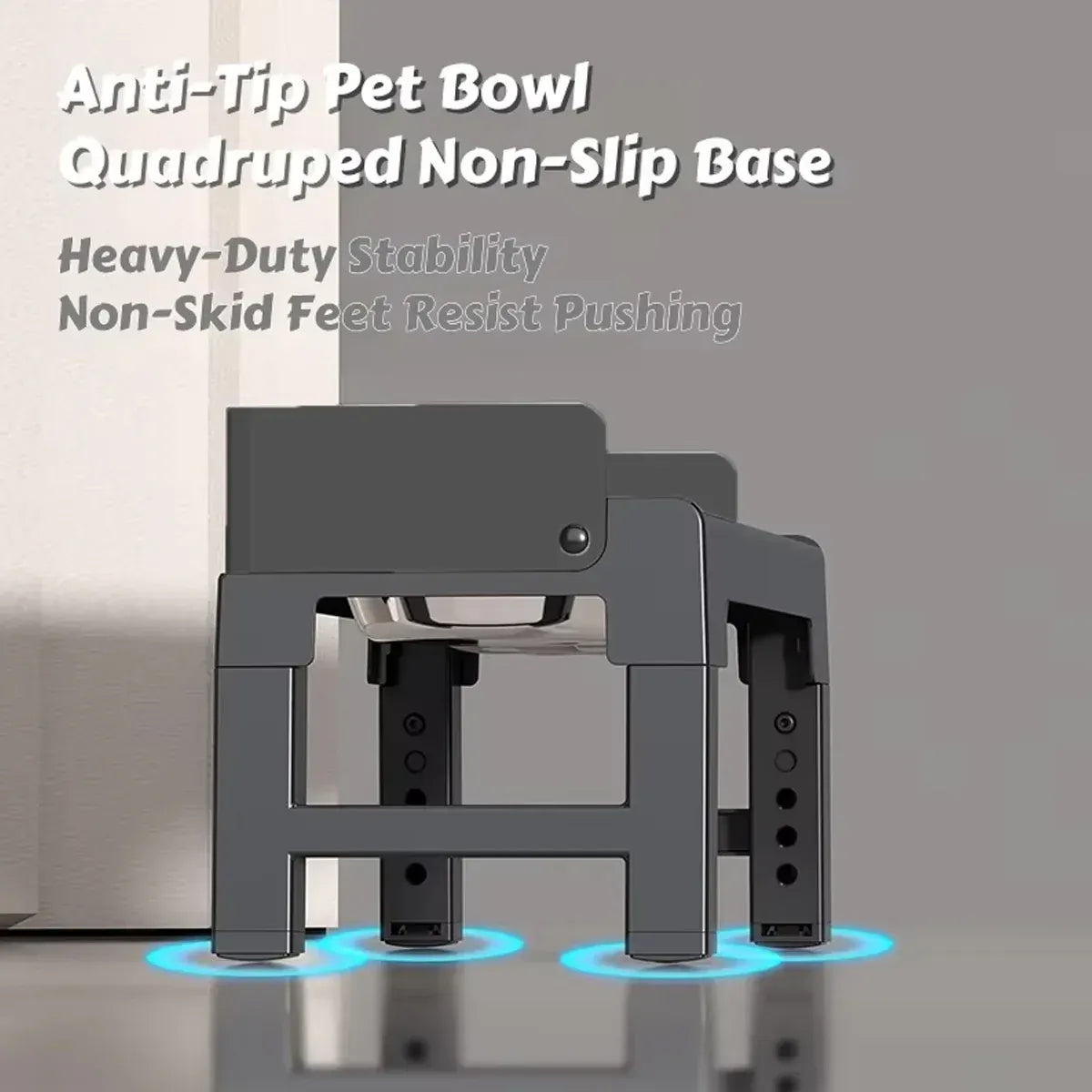 Spud Jax Petshop Height Adjustable Pet Feeding Bowl Dog Bowl Elevated Pet Dish Food Water Bowl Height Adjustable Pet Feeding Bowl Dog Bowl Elevated Pet Dish Food Water Bowl Pet Care > Dog Supplies > Dog Bowls, Feeders & Waterers