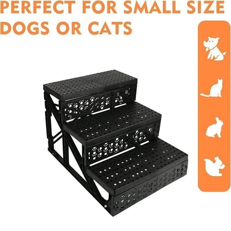 Spud Jax Petshop 3 Steps Pet Stairs with Soft Cover for Small Dogs and Cats Portable Climbing Ramp 3 Steps Pet Stairs with Soft Cover for Small Dogs and Cats Portable Climbing Ramp Pet Care > Dog Supplies > Dog Steps & Ramps