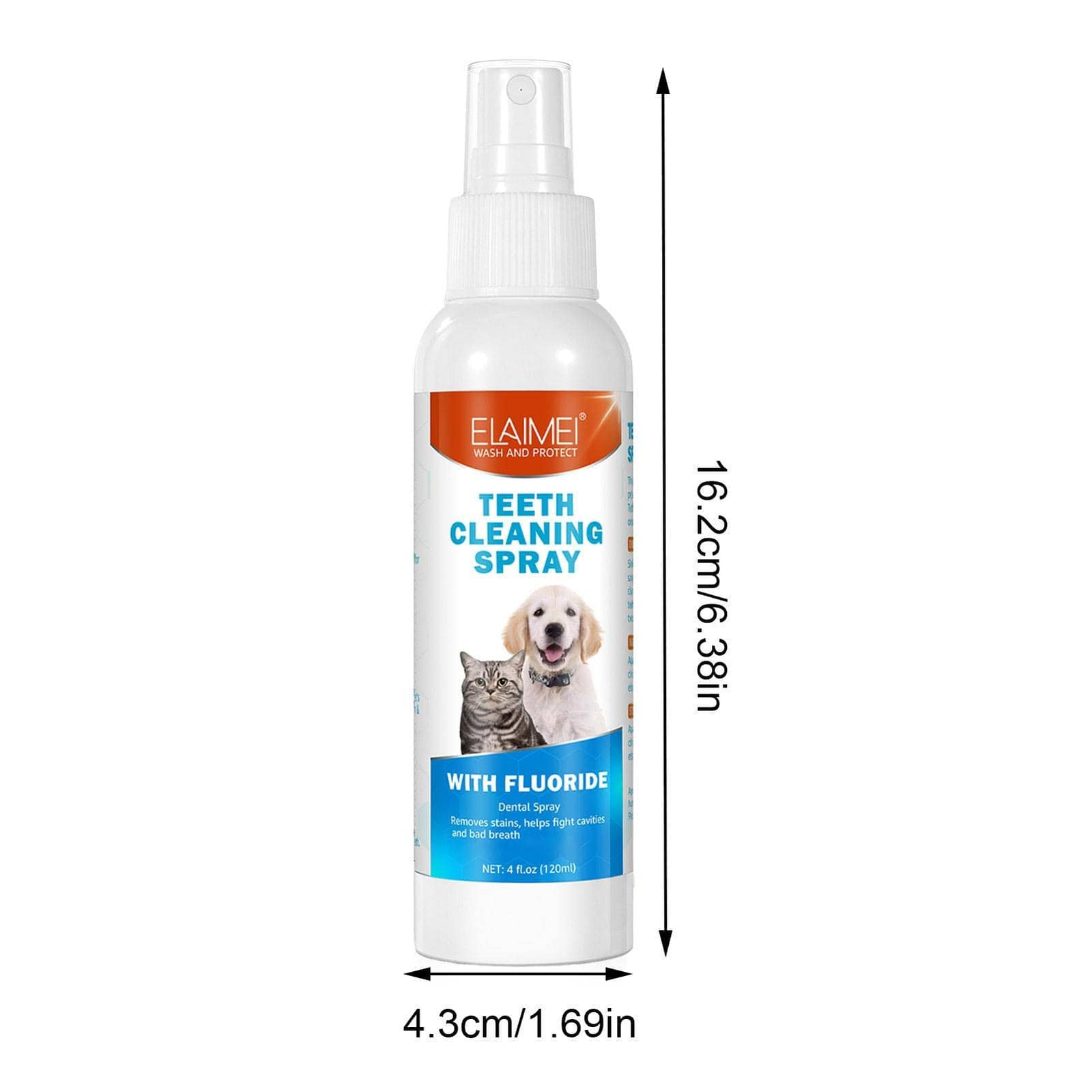 Spud Jax Petshop 2 Pcs Pet Oral Breath Freshener Spray 120ML EACH 2 Pcs Pet Oral Breath Freshener Spray 120ML EACH Pet Care > Cleaning & Maintenance > Pet Grooming Supplies