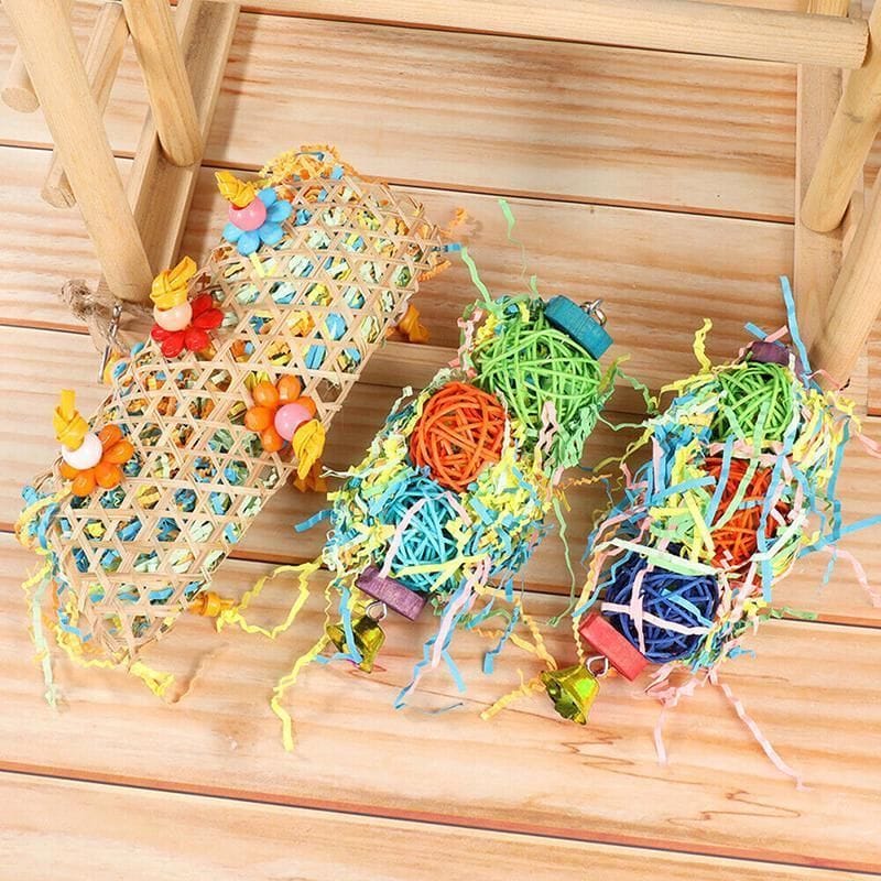 Spud Jax Petshop 3PCS Bird Toys 3PCS Bird Toys Pet Care > Bird > Bird Cage Accessories