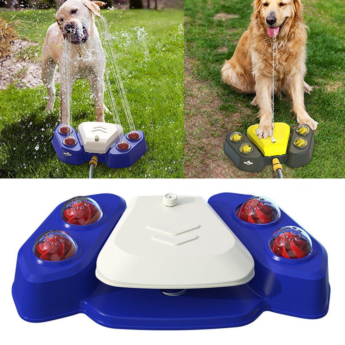 Spud Jax Petshop Automatic Water Feeder Dispenser with Bath Spray and Footstep Dog Toys for Pets - Blue Automatic Water Feeder Dispenser with Bath Spray and Footstep Dog Toys for Pets - Blue Pet Care > Dog Supplies > Dog Apparel
