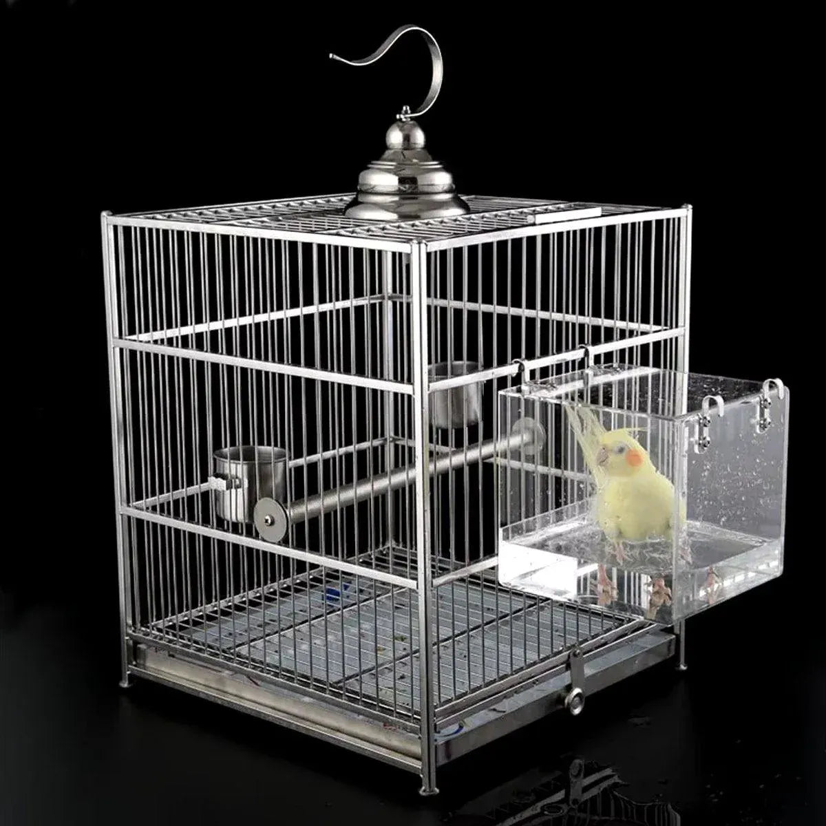 Spud Jax Petshop Bird Bath Box Bird Bath Box Pet Care > Bird > Bird Cage Accessories
