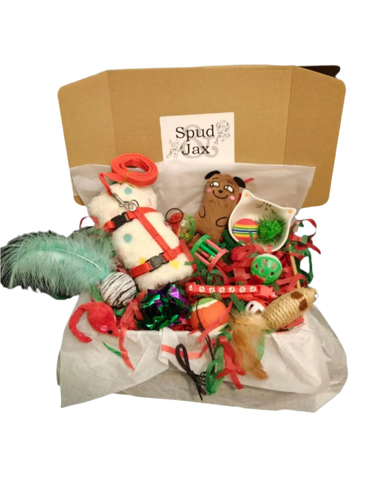 Spud Jax Petshop Cat Christmas Box Cat Christmas Box