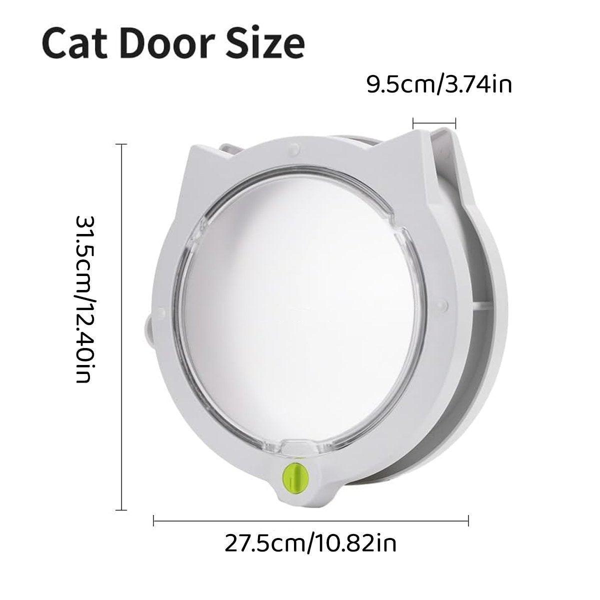 Spud Jax Petshop Cat Ear Pet Door for Cats and Dogs Easy In and Out Access Durable Pet Supplies - White Cat Ear Pet Door for Cats and Dogs Easy In and Out Access Durable Pet Supplies - White Pet Care > Dog Supplies > Cat & Dog Flaps