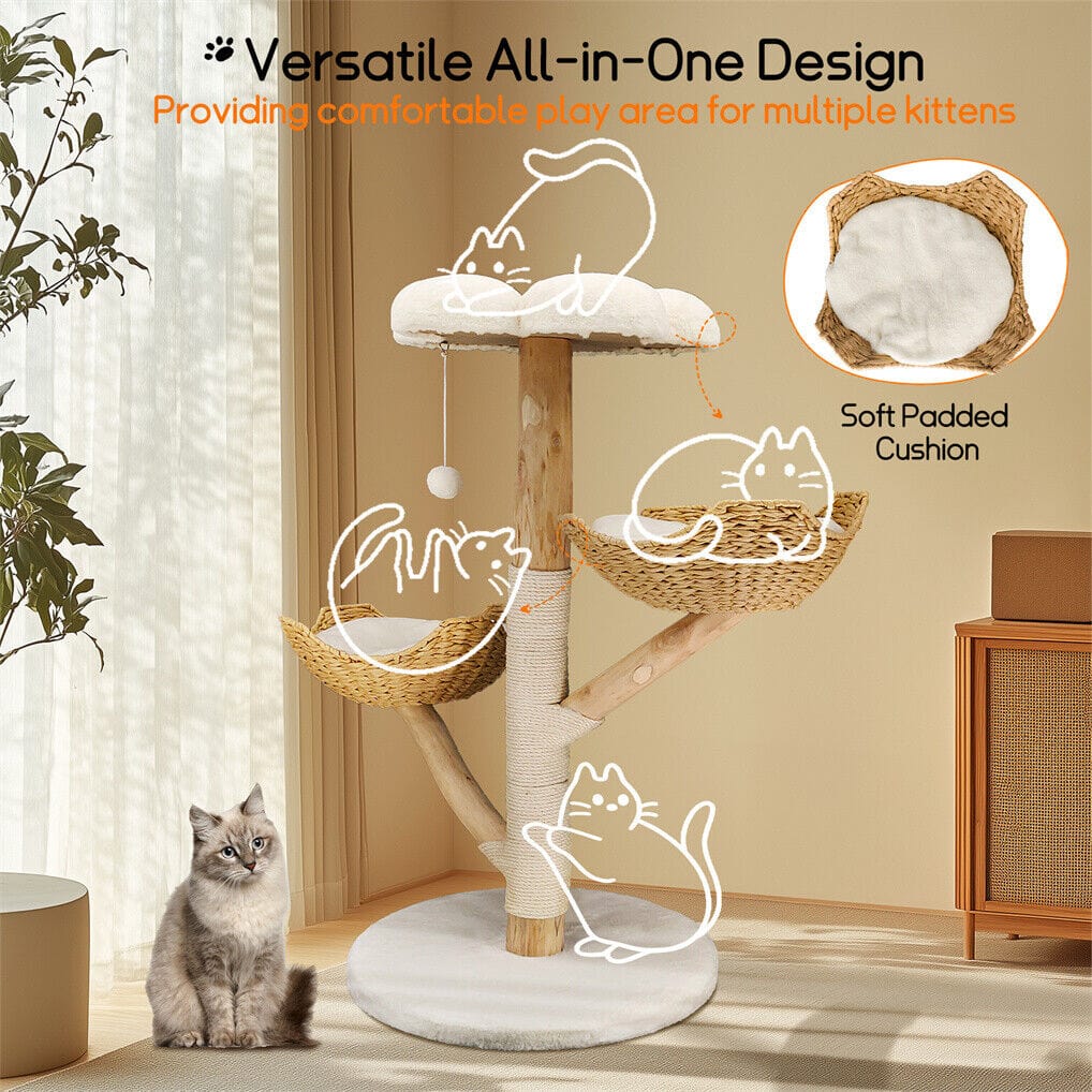 Spud Jax Petshop Cat Tree Tower Condo Scratcher Bed Sisal Plush Toy Ball Cat Tree Tower Condo Scratcher Bed Sisal Plush Toy Ball Pet Care > Cat Supplies > Cat Scratching Posts
