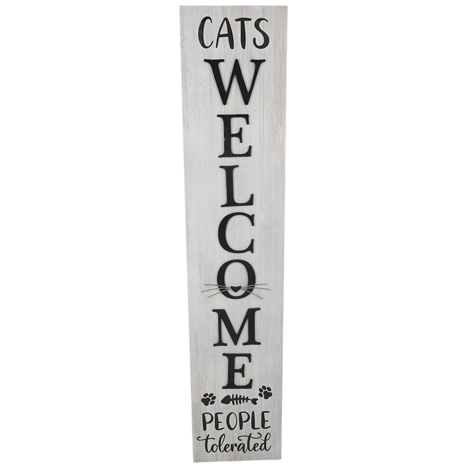 Spud Jax Petshop Cats Welcome Wall Sign 17x80cm Cats Welcome Wall Sign 17x80cm Pet Care > Cat Supplies > Cat Scratching Posts