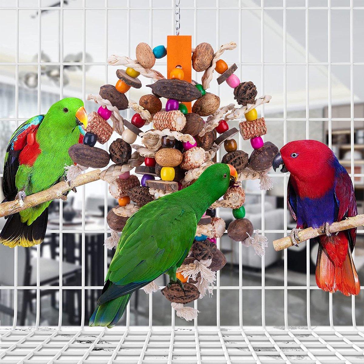 Spud Jax Petshop Colourful Parrot Toy Colourful Parrot Toy Pet Care > Bird > Bird Cage Accessories
