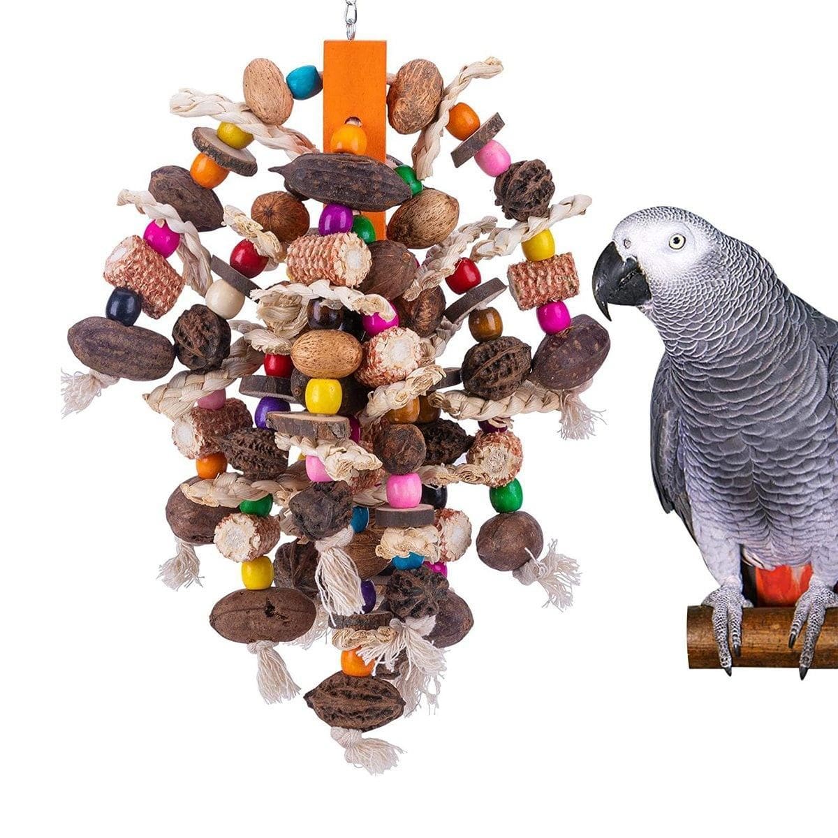 Spud Jax Petshop Colourful Parrot Toy Colourful Parrot Toy Pet Care > Bird > Bird Cage Accessories