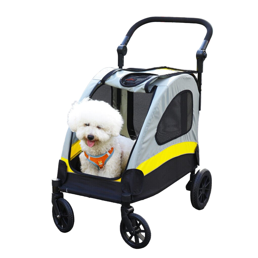 Spud Jax Petshop Dog Stroller Foldable Pet Travel Cart M Size Dog Stroller Foldable Pet Travel Cart M Size Pet Care > Cat Supplies > Cat Carriers & Crates