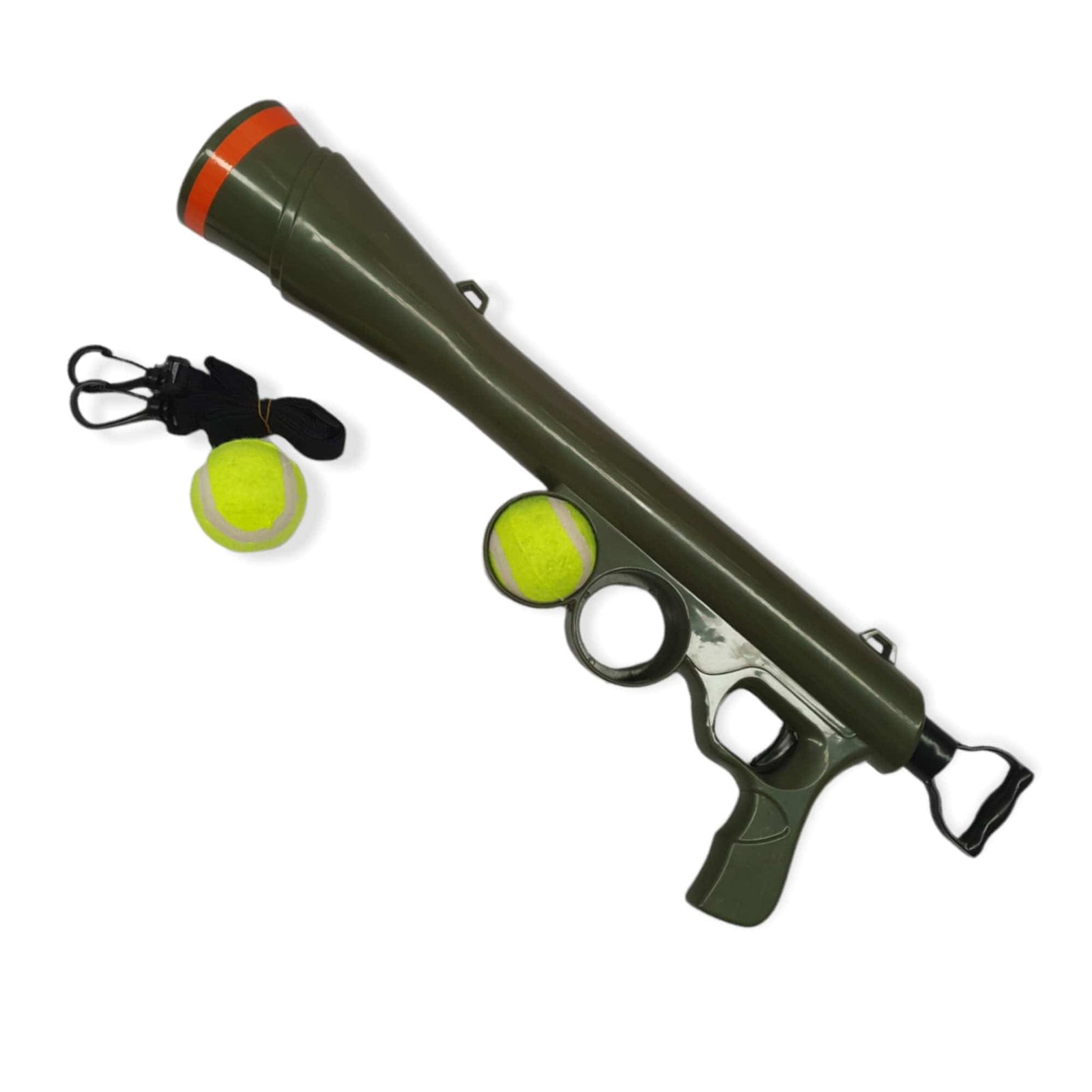 Spud Jax Petshop Dog Tennis Ball Launcher Gun - Pet Puppy Outdoors Exercise Fun Play Dog Tennis Ball Launcher Gun - Pet Puppy Outdoors Exercise Fun Play Pet Care > Toys