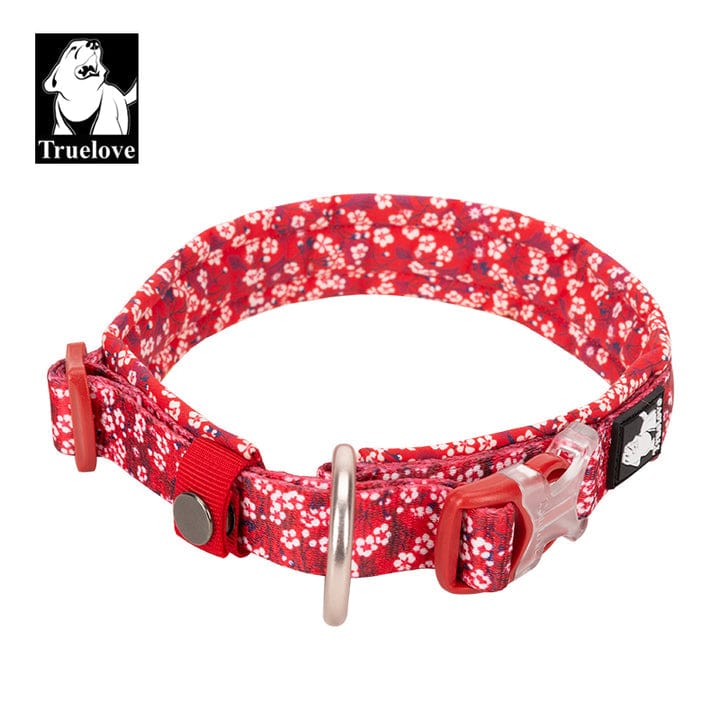 Spud Jax Petshop Floral Collar Poppy Red XL Pet Care > Dog Supplies