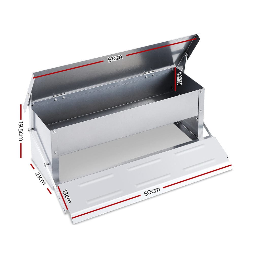 Spud Jax Petshop Giantz Auto Chicken Feeder Automatic Chook Poultry Treadle Self Opening Coop Giantz Auto Chicken Feeder Automatic Chook Poultry Treadle Self Opening Coop Pet Care