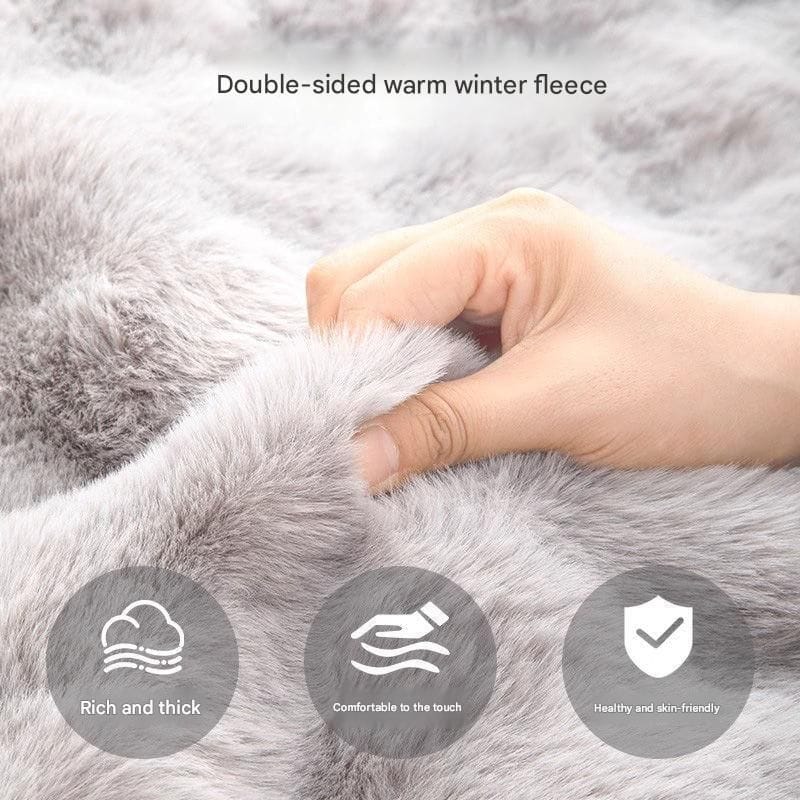Spud Jax Petshop Grey Large Plush Dog Bed - Extra Thick Winter Warmth, Machine Washable & Non-Slip Pet Mat for Large Dogs (90cm) Grey Large Plush Dog Bed - Extra Thick Winter Warmth, Machine Washable & Non-Slip Pet Mat for Large Dogs (90cm) Pet Care > Dog Supplies > Dog Beds