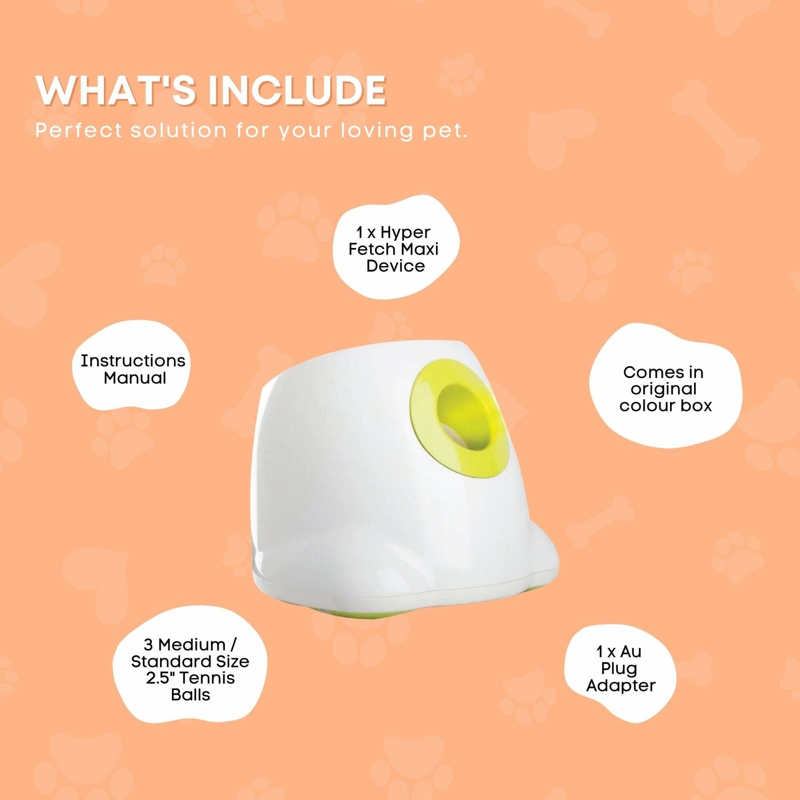 Spud Jax Petshop Hyper Fetch Maxi Dog Ball Thrower - Large Interactive Pet Toy Launcher Hyper Fetch Maxi Dog Ball Thrower - Large Interactive Pet Toy Launcher Pet Care > Toys > Dog Toys