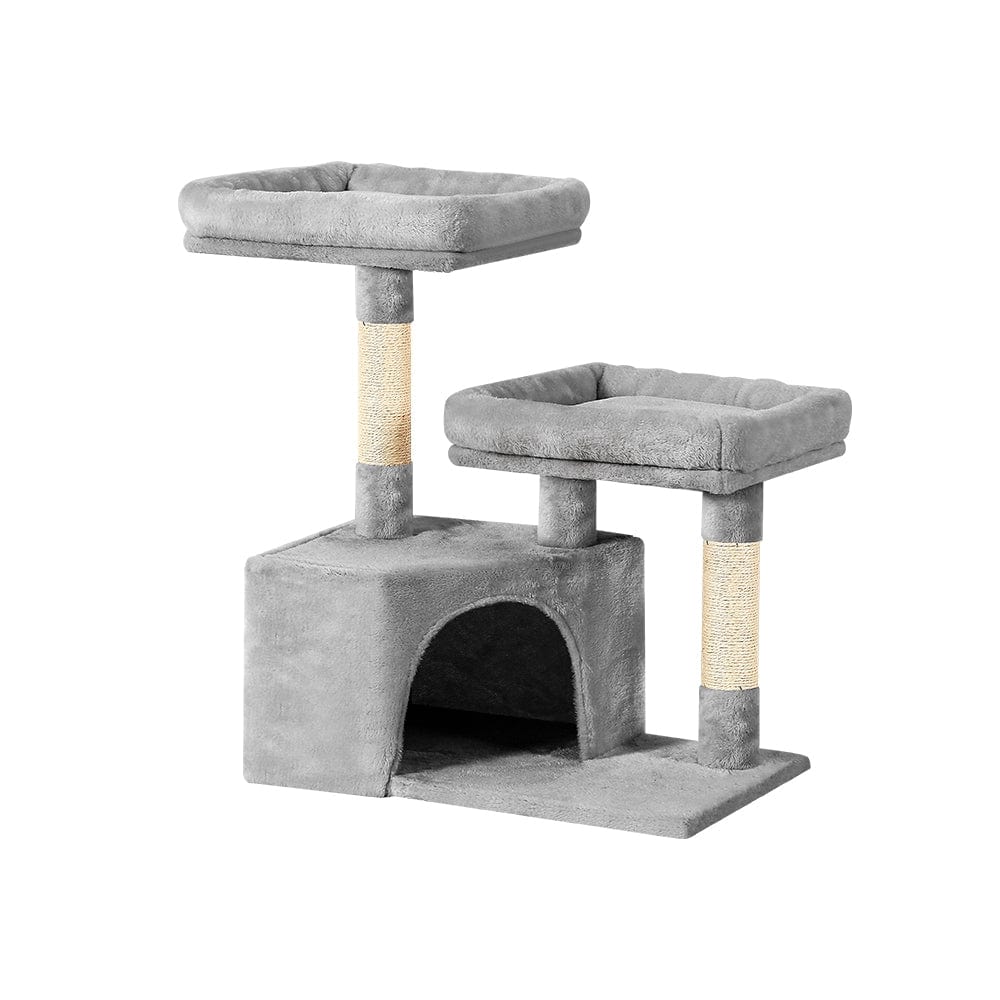 Spud Jax Petshop i.Pet Cat Tree 69cm Scratching Post Tower Scratcher Wood Condo House Bed Trees Pet Care > Cat Supplies > Cat Scratching Posts
