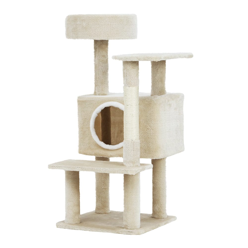 Spud Jax Petshop i.Pet Cat Tree 90cm Scratching Post Tower Scratcher Wood Condo House Bed Trees Pet Care > Cat Supplies > Cat Scratching Posts
