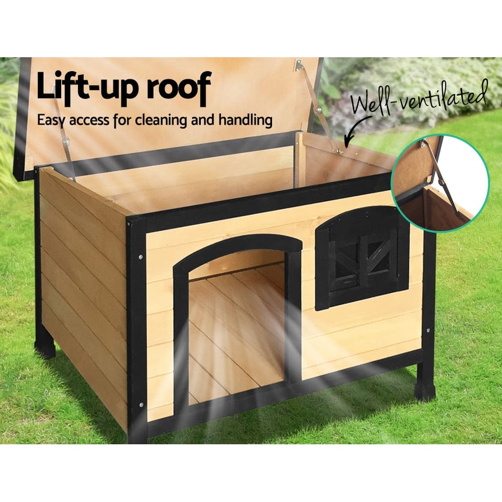 Spud Jax Petshop i.Pet Dog Pet Kennel Dog House Large Wooden 96cm x 69cm x 66cm i.Pet Dog Pet Kennel Dog House Large Wooden 96cm x 69cm x 66cm Pet Care