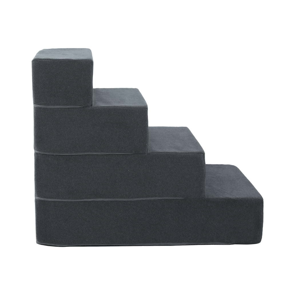 Spud Jax Petshop i.Pet Dog Ramp Foam Dog Cover Stairs Portable Cat Ladder For Sofa Bed 4 Steps i.Pet Dog Ramp Foam Dog Cover Stairs Portable Cat Ladder For Sofa Bed 4 Steps Pet Care > Dog Supplies > Dog Steps & Ramps