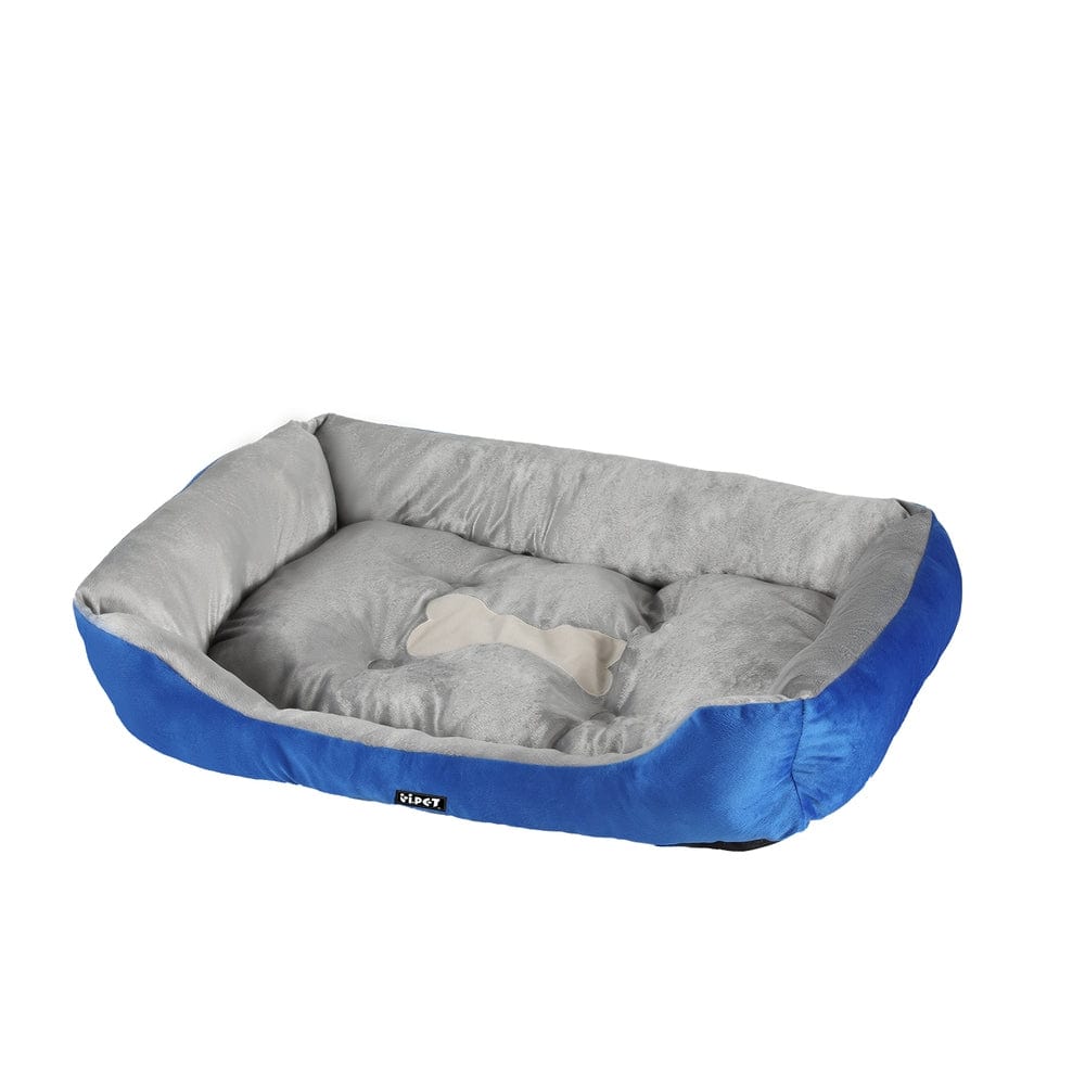 Spud Jax Petshop i.Pet Pet Bed Dog Cat Calming Soft Mat Sleeping Comfy Plush Cave Washable Blue i.Pet Pet Bed Dog Cat Calming Soft Mat Sleeping Comfy Plush Cave Washable Blue Pet Care > Dog Supplies