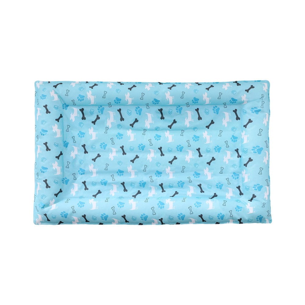 Spud Jax Petshop i.Pet Pet Cooling Mat Gel Dog Cat Self-cool Puppy Pad Large Bed Summer Blue Pet Care > Dog Supplies > Dog Beds