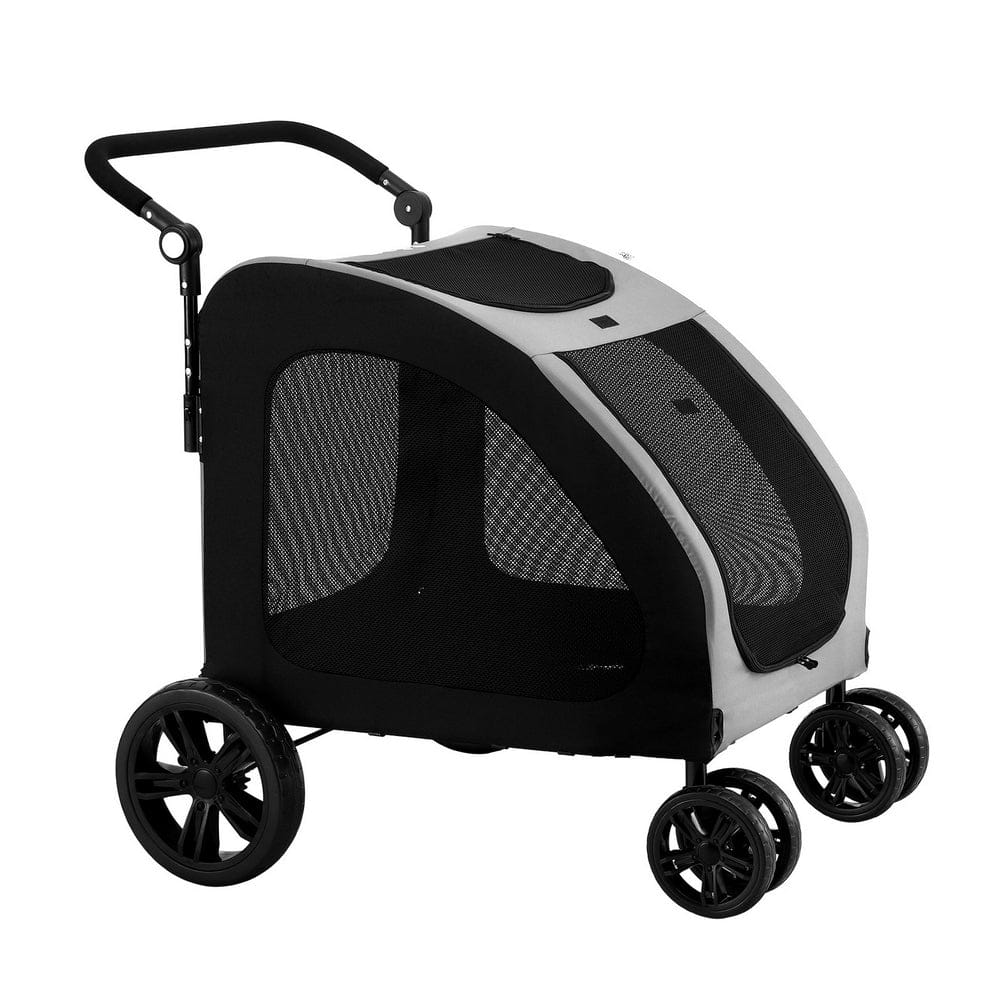 Spud Jax Petshop i.Pet Pet Dog Stroller Pram Large Carrier Cat Travel Foldable Strollers 4 Wheels i.Pet Pet Dog Stroller Pram Large Carrier Cat Travel Foldable Strollers 4 Wheels Pet Care