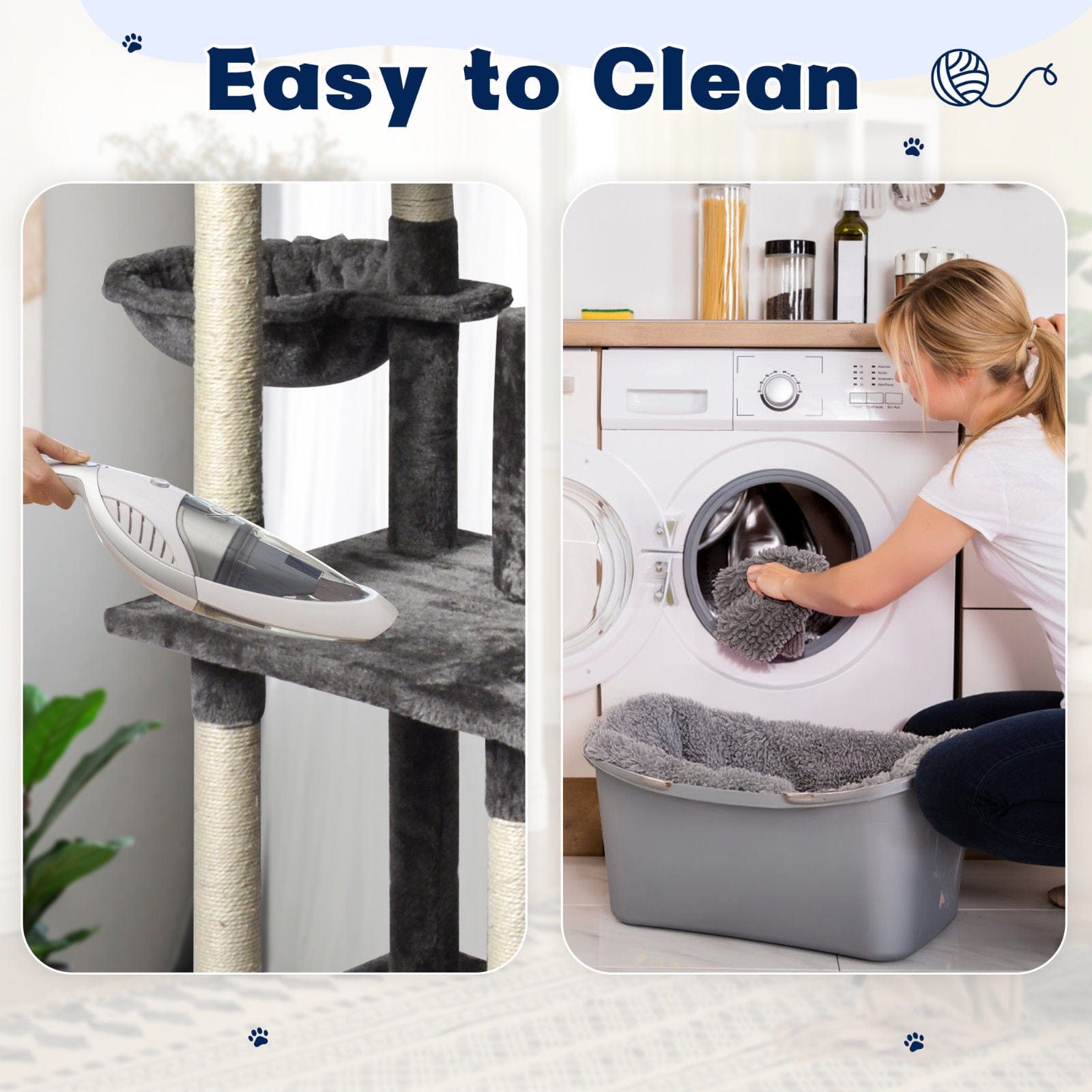 Spud Jax Petshop Large Grey Cat Tree Tower Condo with Scratching Post Bed Large Grey Cat Tree Tower Condo with Scratching Post Bed Pet Care > Cat Supplies > Cat Scratching Posts