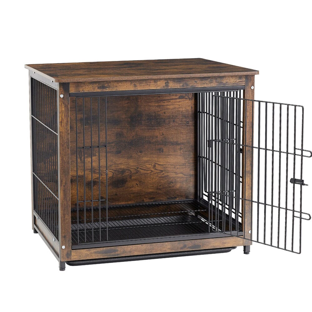 Spud Jax Petshop Medium Wooden Dog Crate Kennel 80.5x59x70cm End Table Nightstand Medium Wooden Dog Crate Kennel 80.5x59x70cm End Table Nightstand Pet Care > Dog Supplies > Dog Beds