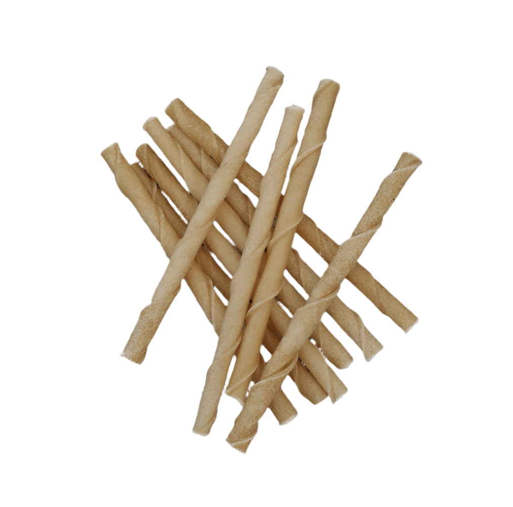 Spud Jax Petshop Natural Rawhide Twist Sticks Natural Rawhide Twist Sticks dog treats