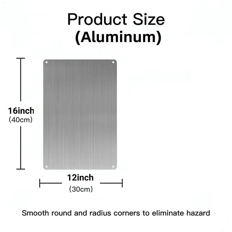 Spud Jax Petshop NNEOBA Boxer Dog Aluminum Wall Art - 12x16in Decorative Print Home & Garden > Decor > Vases & Table Decor