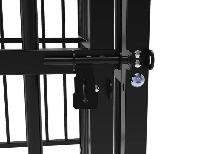 Spud Jax Petshop Pawhub Heavy Duty Dog Cage Black Metal Kennel Indoor Outdoor 3M Pawhub Heavy Duty Dog Cage Black Metal Kennel Indoor Outdoor 3M Pet Care > Dog Supplies > Dog Kennels