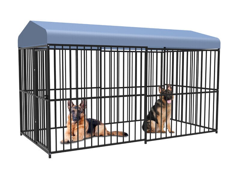 Spud Jax Petshop Pawhub Heavy Duty Dog Cage Black Metal Kennel Indoor Outdoor 3M Pawhub Heavy Duty Dog Cage Black Metal Kennel Indoor Outdoor 3M Pet Care > Dog Supplies > Dog Kennels