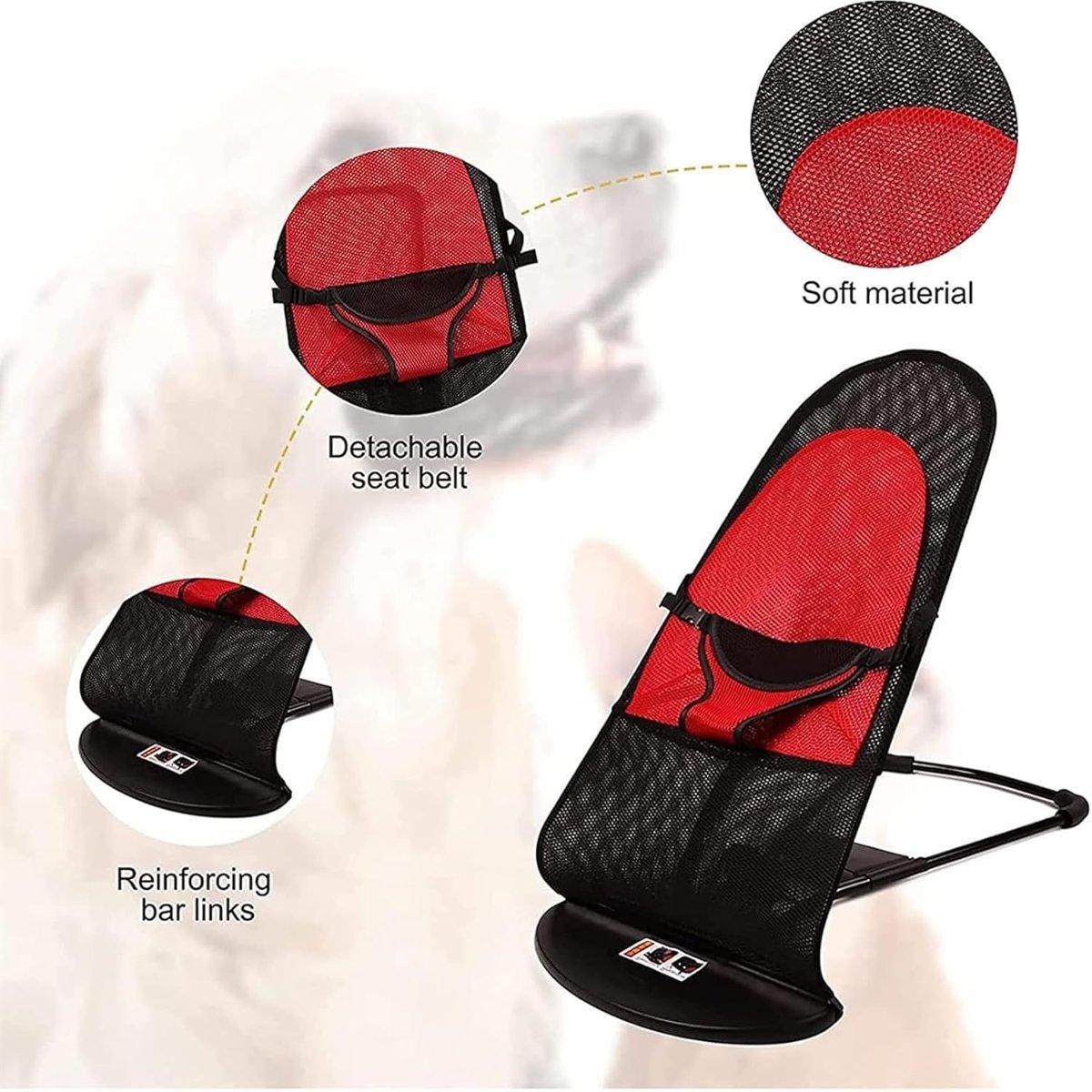 Spud Jax Petshop Pet Rocking Chair for Dogs Cats Foldable Pet Bed Portable Sleeping Lounger Chair - Red Pet Rocking Chair for Dogs Cats Foldable Pet Bed Portable Sleeping Lounger Chair - Red Pet Care > Cat Supplies > Cat Furniture