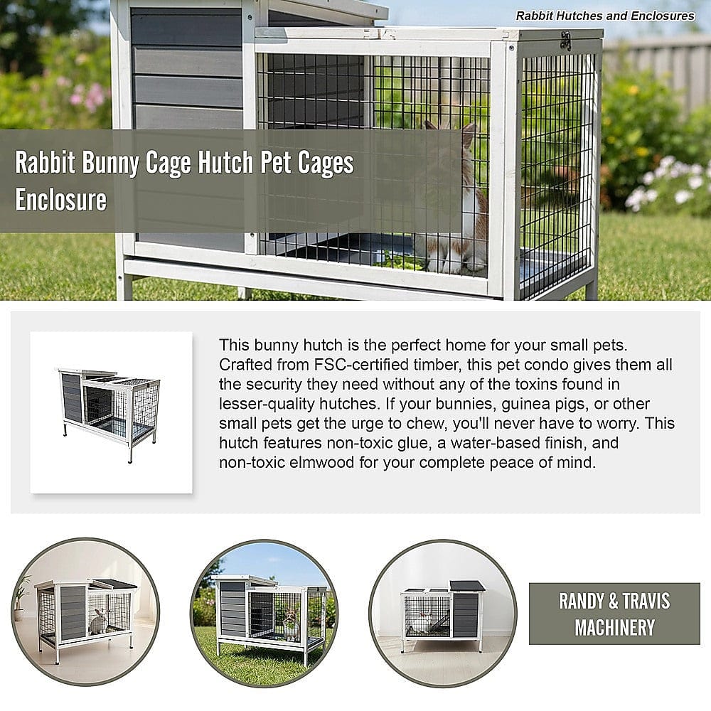 Spud Jax Petshop Rabbit Bunny Cage Hutch Pet Cages Enclosure Rabbit Bunny Cage Hutch Pet Cages Enclosure Pet Care