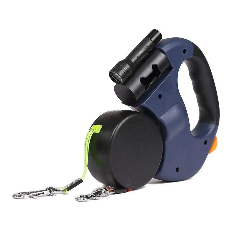 Spud Jax Petshop Retractable Double Dog Leash with 2 Cords 360 Degree Tangle Free Black, 3 m Retractable Double Dog Leash with 2 Cords 360 Degree Tangle Free Black, 3 m Pet Care > Dog Supplies > Dog Collars, Leads & Harnesses