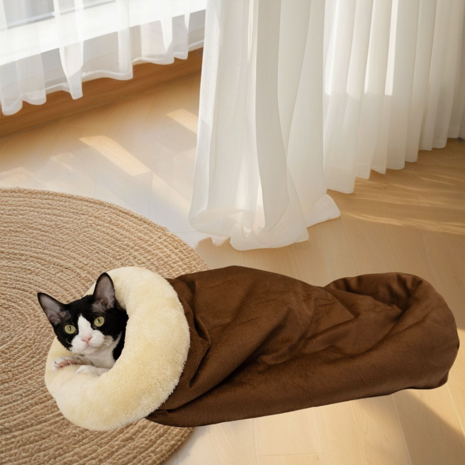 Spud Jax Petshop Universal Pet Warm Bed Dark Brown Universal Pet Warm Bed Dark Brown Pet Care > Dog Supplies > Dog Beds