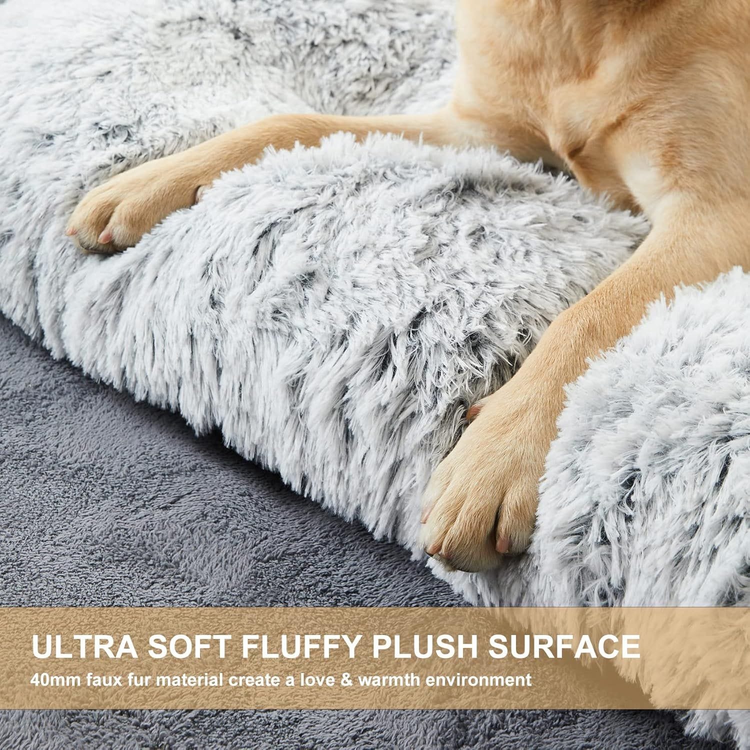 Spud Jax Petshop Winter Plush Dog Bed - Medium Winter Plush Dog Bed - Medium Pet Care > Dog Supplies > Dog Beds