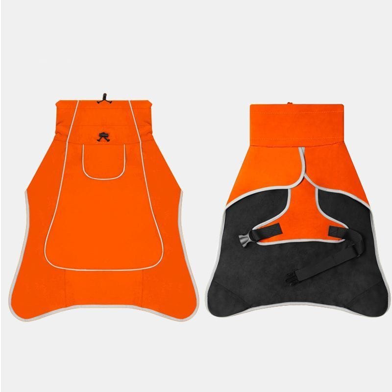 Spud Jax Petshop Winter Warm Pet Coat, Outdoor Cold Proof Dog Jacket-orange Winter Warm Pet Coat, Outdoor Cold Proof Dog Jacket-orange Pet Care > Dog Supplies > Dog Apparel