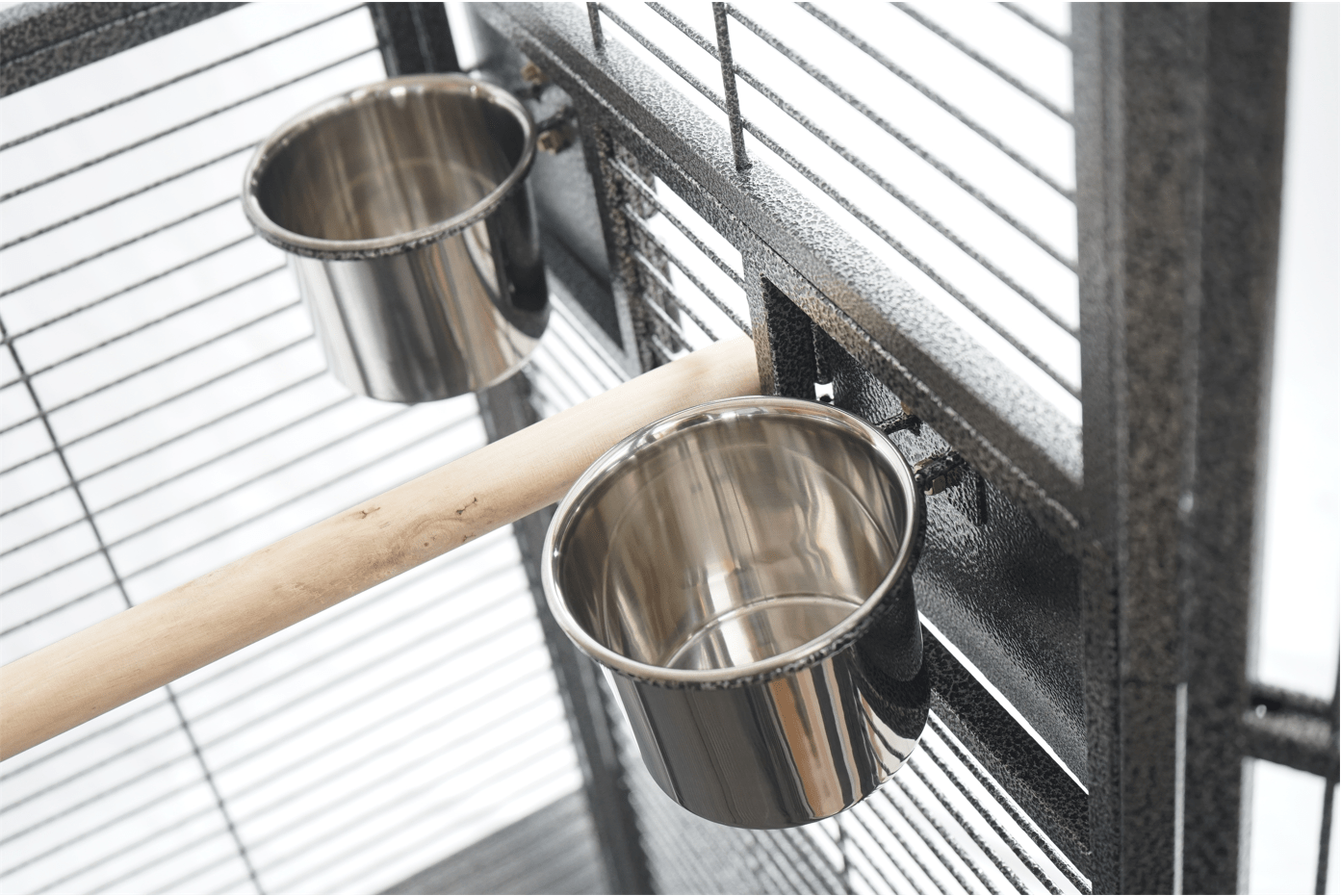 Spud Jax Petshop YES4PETS 161 cm XL Corner Bird Cage Pet Parrot Aviary Perch Castor Wheel Pet Care > Bird