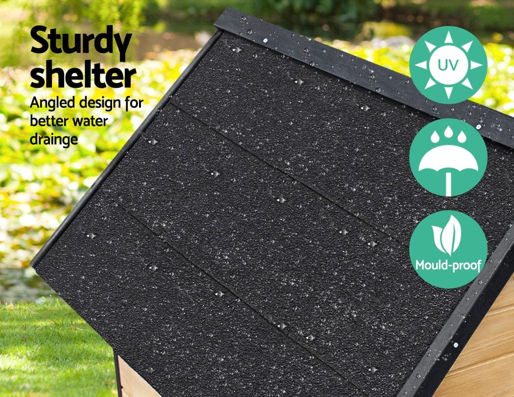 Spud Jax Petshop i.Pet Dog Kennel House Extra Large Outdoor Wooden Pet House Puppy XL Pet Care