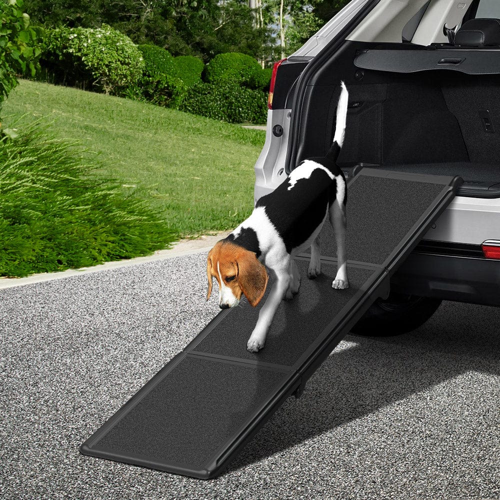 Spud Jax Petshop i.Pet Dog Ramp Pet Stairs Steps Car Travel SUV Ladder Foldable Portable Adjustable Pet Care > Dog Supplies