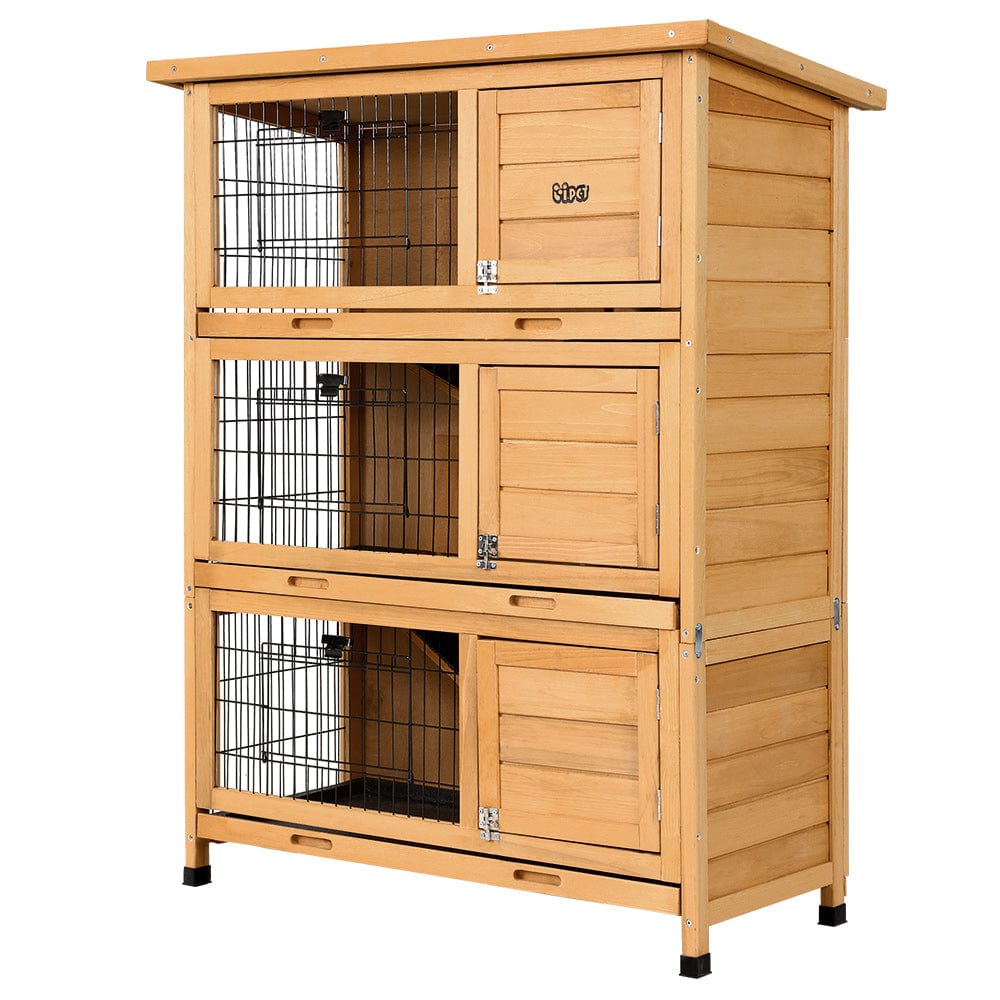 Spud Jax Petshop i.Pet Rabbit Hutch Wooden Cage Pet hutch Chicken Coop 91.5cm x 46cm x 116.5cm Pet Care