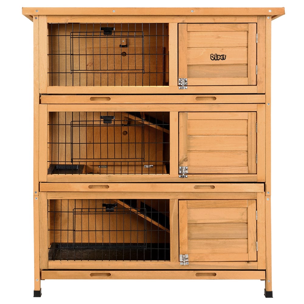 Spud Jax Petshop i.Pet Rabbit Hutch Wooden Cage Pet hutch Chicken Coop 91.5cm x 46cm x 116.5cm Pet Care