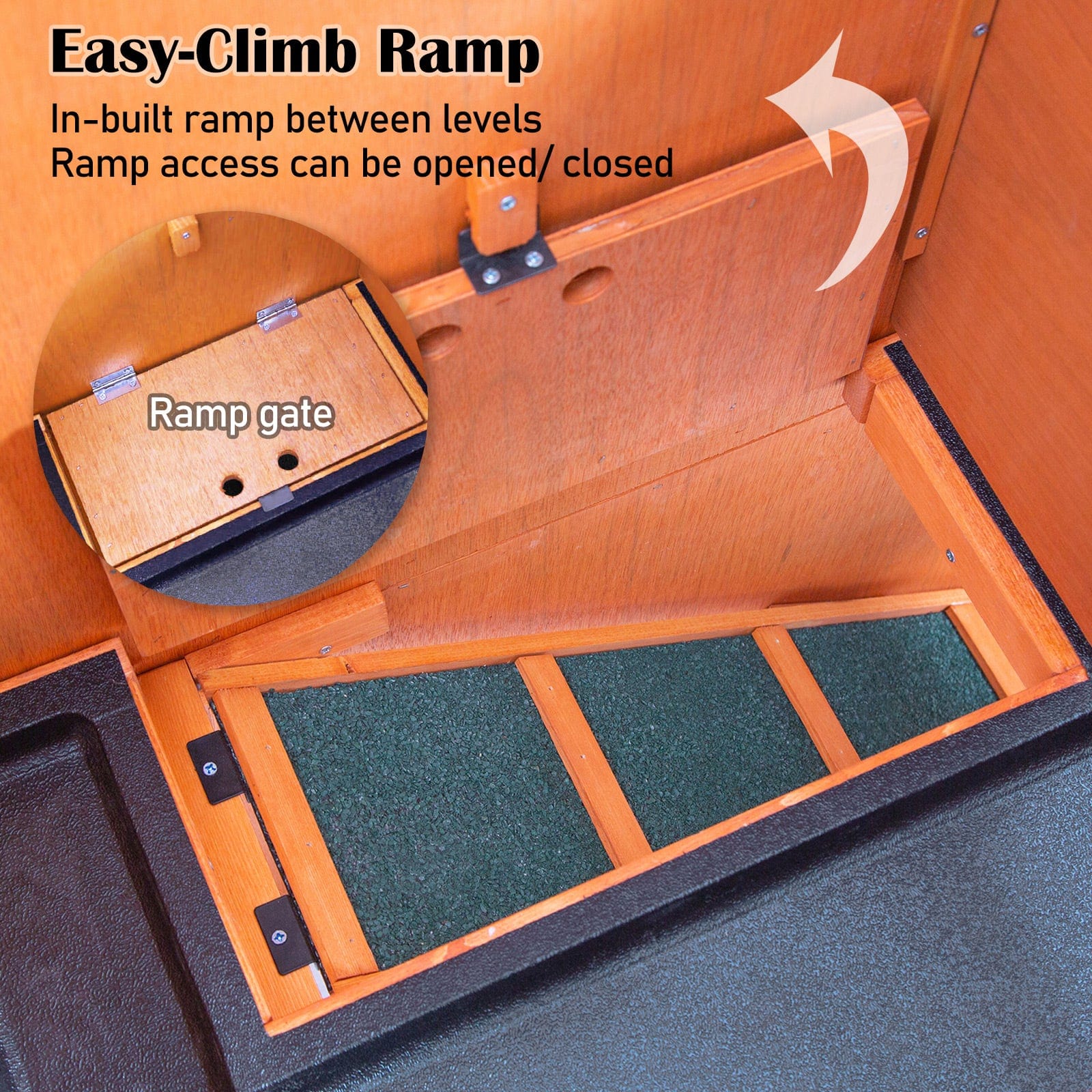 Spud Jax Petshop Rabbit Hutch Chicken Coop 92 x 45 x 82cm 2 Storey Cage Run Aria Pet Care