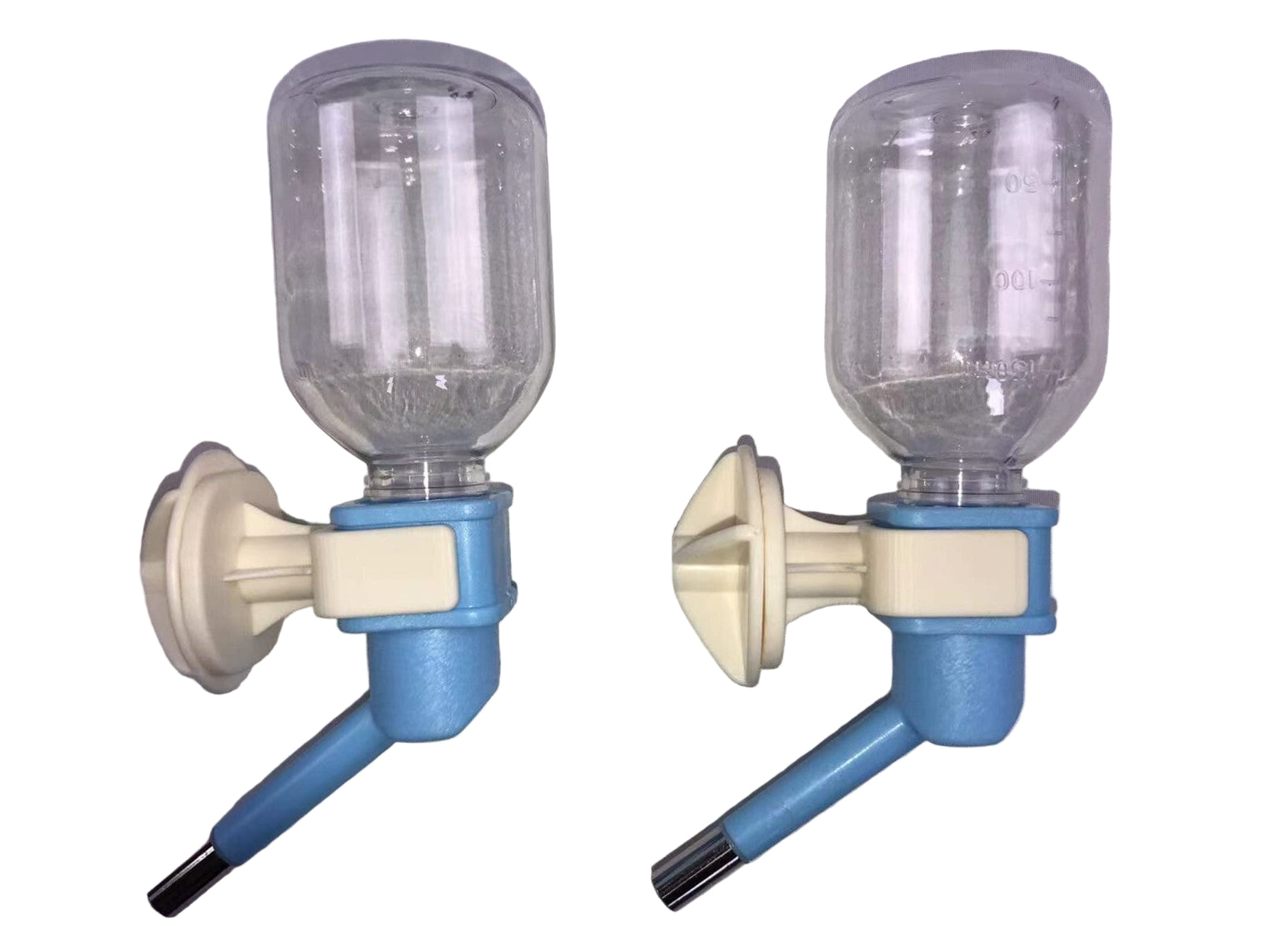 Spud Jax Petshop YES4PETS 2 x Pet Hanging Water Bottle No Drip Water Dispenser Rabbit Dog Cat Drinking Bottle-Blue Pet Care > Toys