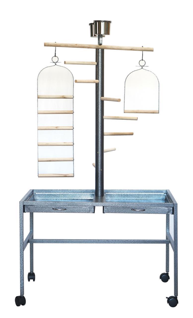 Spud Jax Petshop YES4PETS Large Bird Parrot Playpen Gym Toy Stand On Wheels Pet Care > Bird