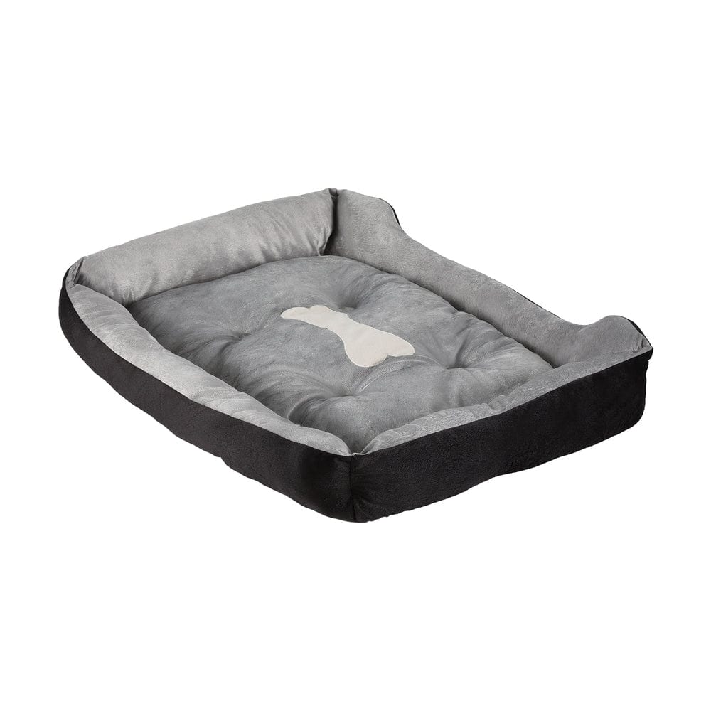 Spud Jax Petshop i.Pet Pet Bed Dog Cat Calming Soft Sleeping Comfy Plush Mat Cave Washable Black i.Pet Pet Bed Dog Cat Calming Soft Sleeping Comfy Plush Mat Cave Washable Black Pet Care > Dog Supplies