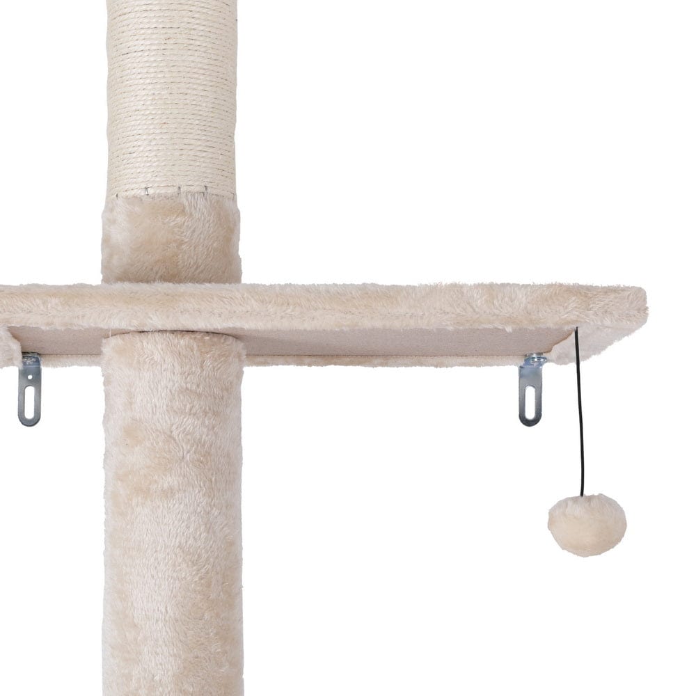 Spud Jax Petshop i.Pet Cat Tree 290cm Tower Scratching Cats Post Scratcher Floor to Ceiling Bed i.Pet Cat Tree 290cm Tower Scratching Cats Post Scratcher Floor to Ceiling Bed Pet Care > Cat Supplies > Cat Scratching Posts