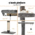 Spud Jax Petshop i.Pet Cat Tree 290cm Tower Scratching Post Scratcher Floor to Ceiling Cats Bed i.Pet Cat Tree 290cm Tower Scratching Post Scratcher Floor to Ceiling Cats Bed Pet Care > Cat Supplies > Cat Scratching Posts