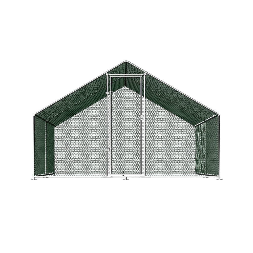 Spud Jax Petshop i.Pet Chicken Coop Cage 3x4x2m Galvanised Steel Pet Care > Farm Supplies